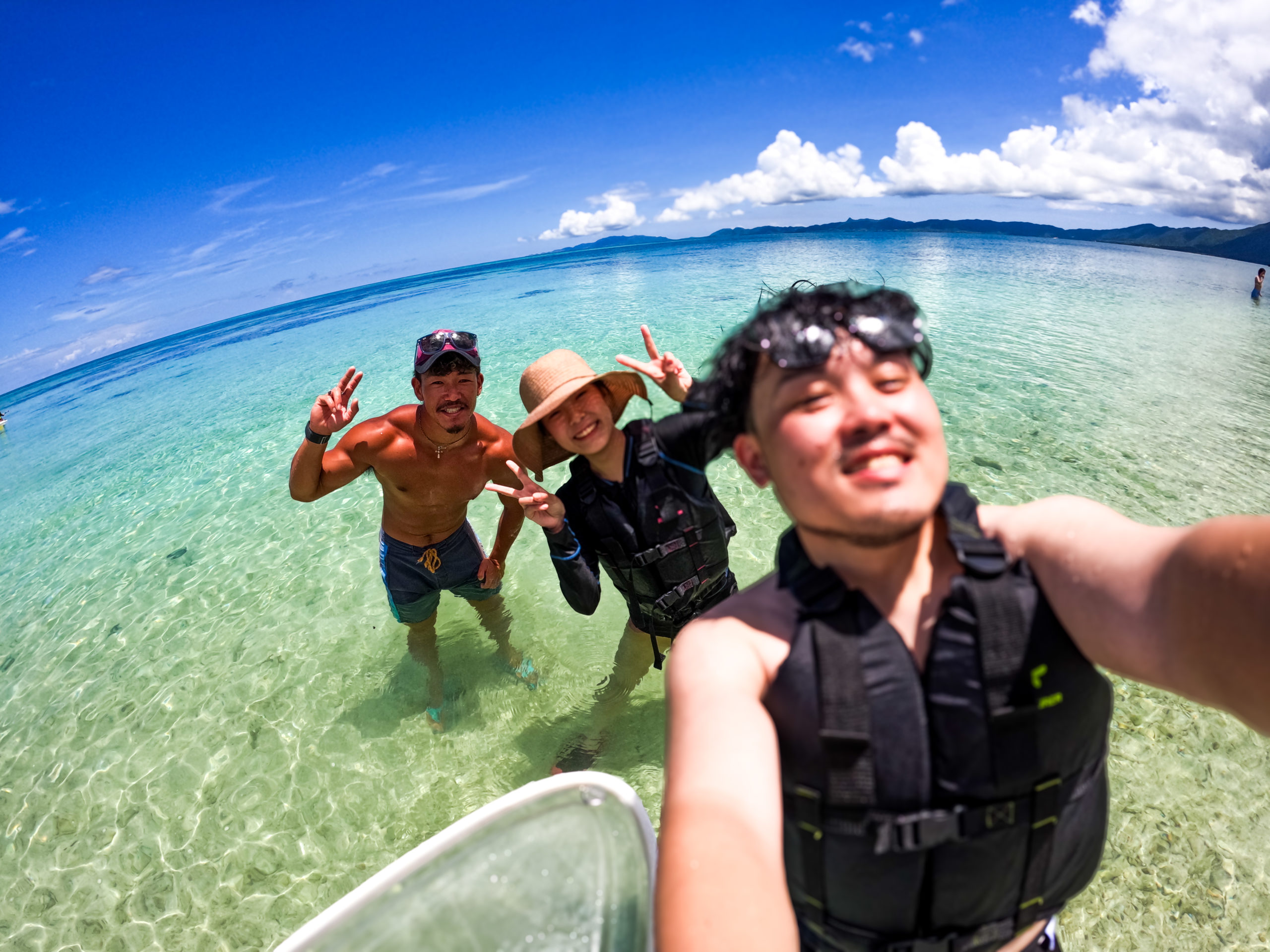 楽しそうな笑顔