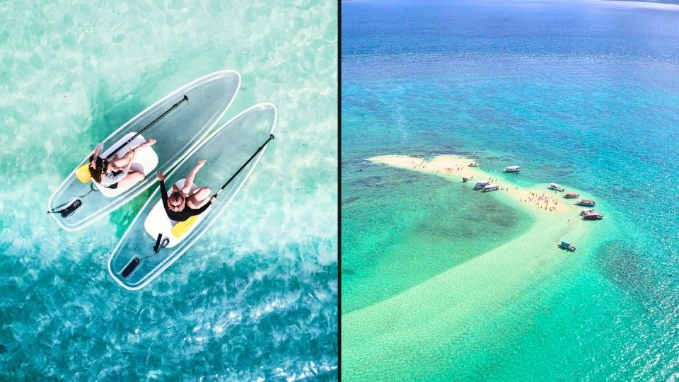 モデルコースB：【人気セット】クリアSUP＆幻の島上陸ツアー